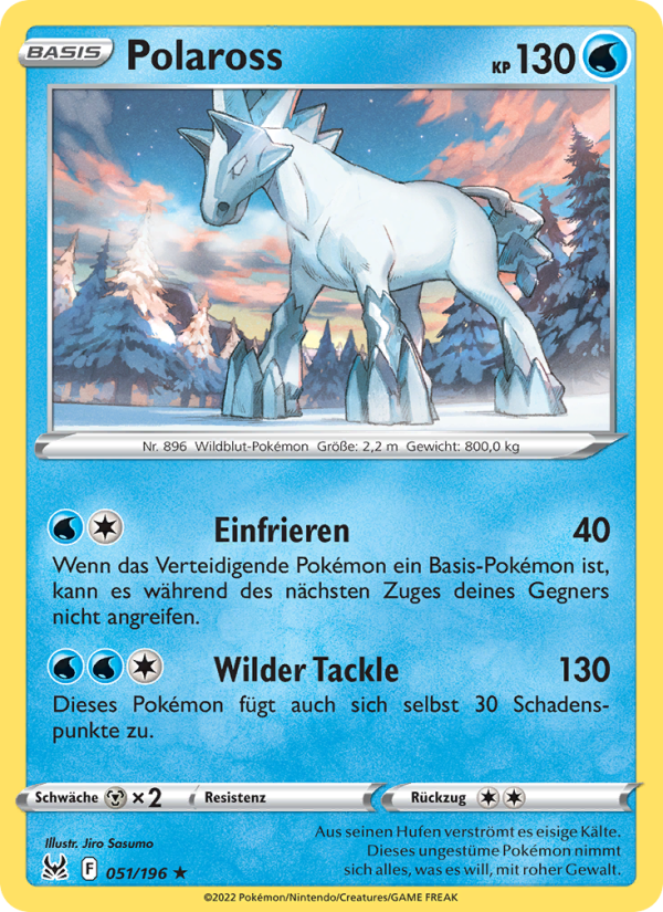 Polaross 051 — Lost Origin (German Pokémon TCG card)