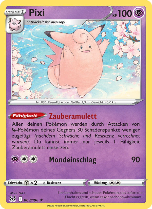 Pixi 063 — Lost Origin (German Pokémon TCG card)