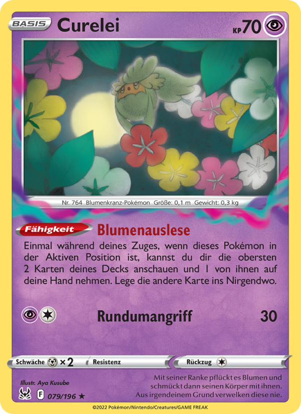 Curelei 079 — Lost Origin (German Pokémon TCG card)