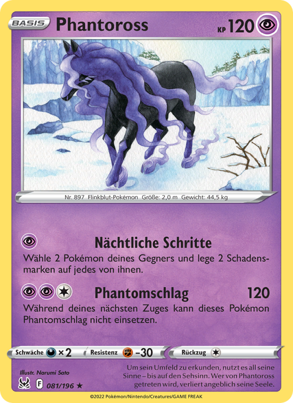 Phantoross 081 — Lost Origin (German Pokémon TCG card)