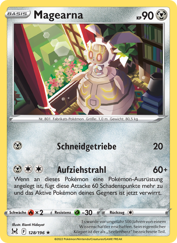 Magearna 128 — Lost Origin (German Pokémon TCG card)