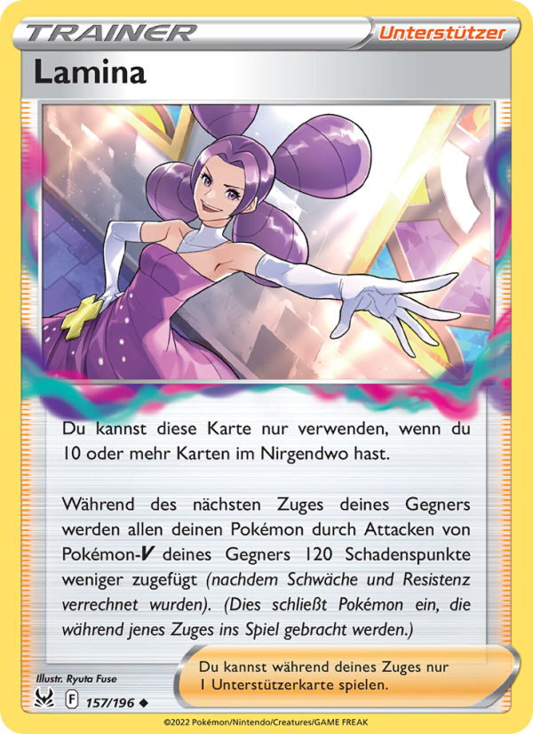 Lamina 157 — Lost Origin (German Pokémon TCG card)