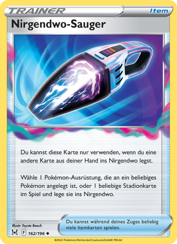 Nirgendwo-Sauger 162 — Lost Origin (German Pokémon TCG card)