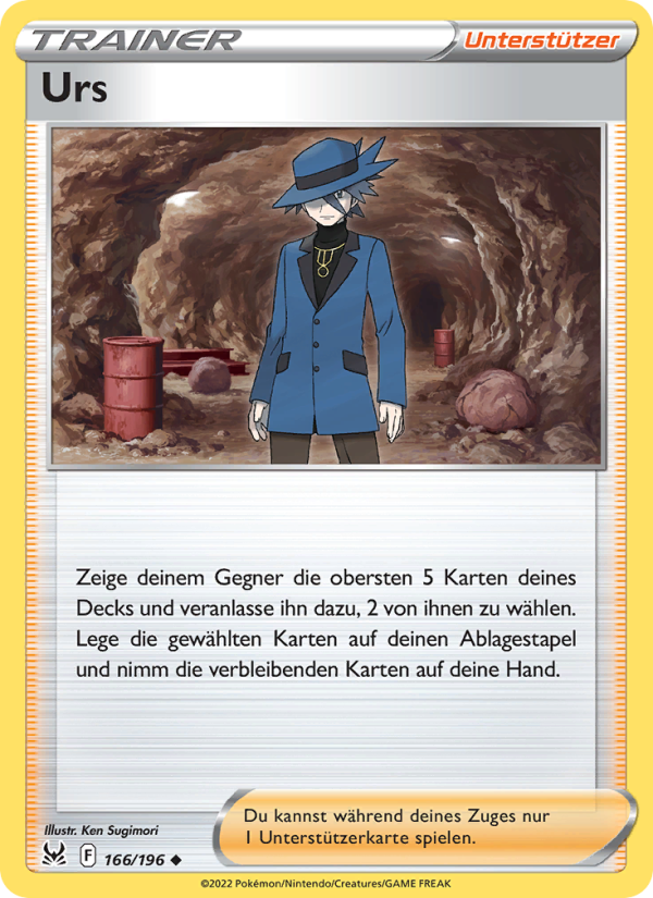 Urs 166 — Lost Origin (German Pokémon TCG card)