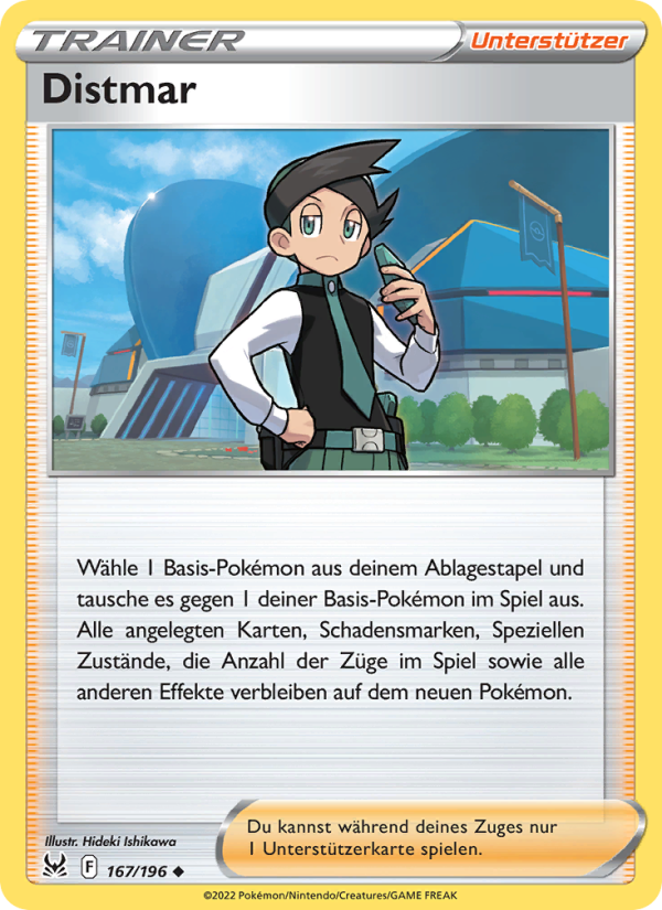 Distmar 167 — Lost Origin (German Pokémon TCG card)