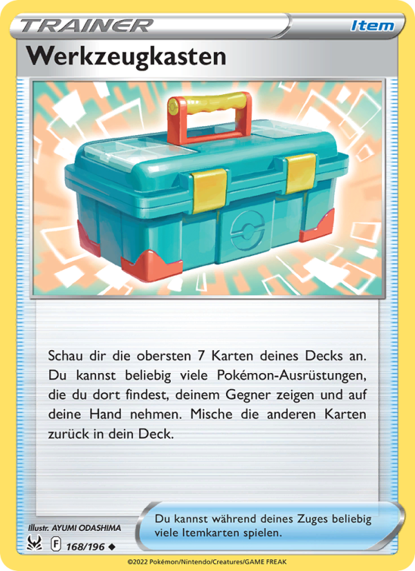Werkzeugkasten 168 — Lost Origin (German Pokémon TCG card)