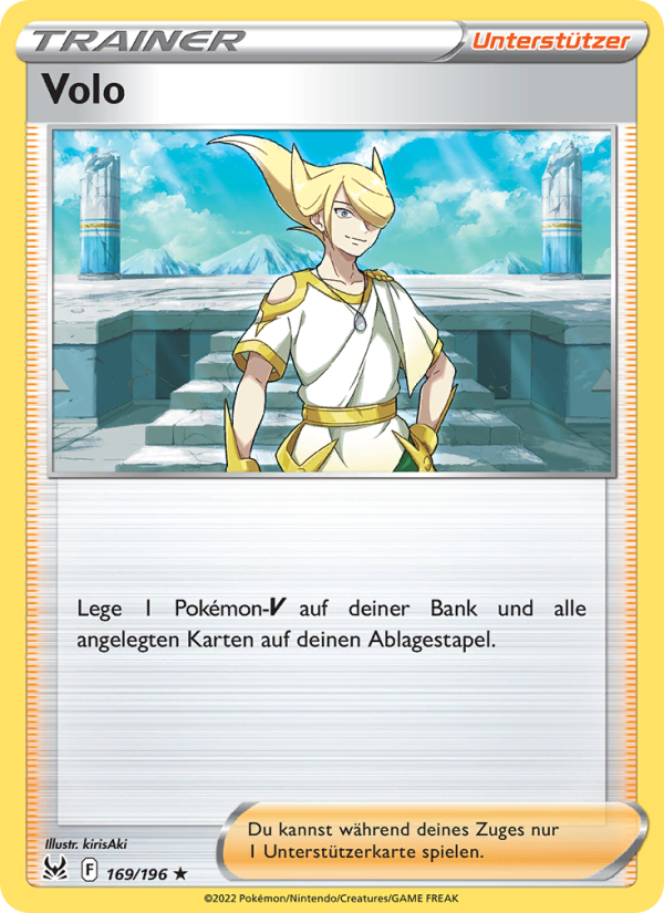 Volo 169 — Lost Origin (German Pokémon TCG card)