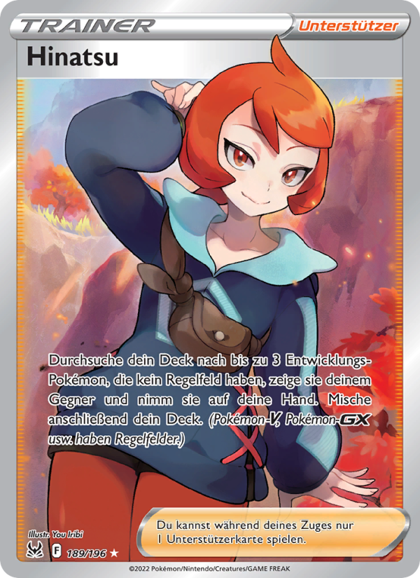 Hinatsu 189 — Lost Origin (German Pokémon TCG card)