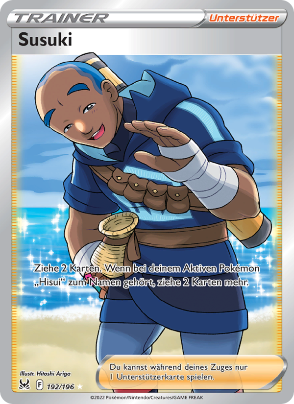 Susuki 192 — Lost Origin (German Pokémon TCG card)