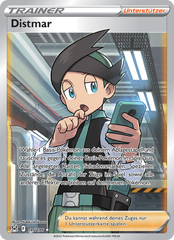 Distmar 195 — Lost Origin (German Pokémon TCG card)