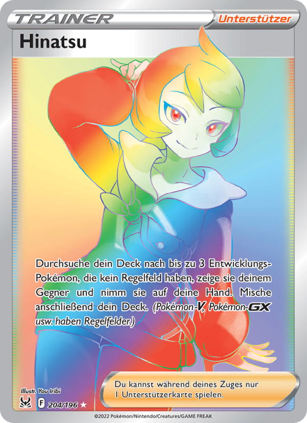 Hinatsu 204 — Lost Origin (German Pokémon TCG card)