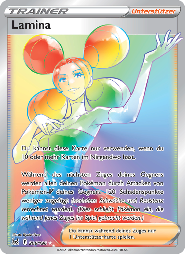 Lamina 206 — Lost Origin (German Pokémon TCG card)
