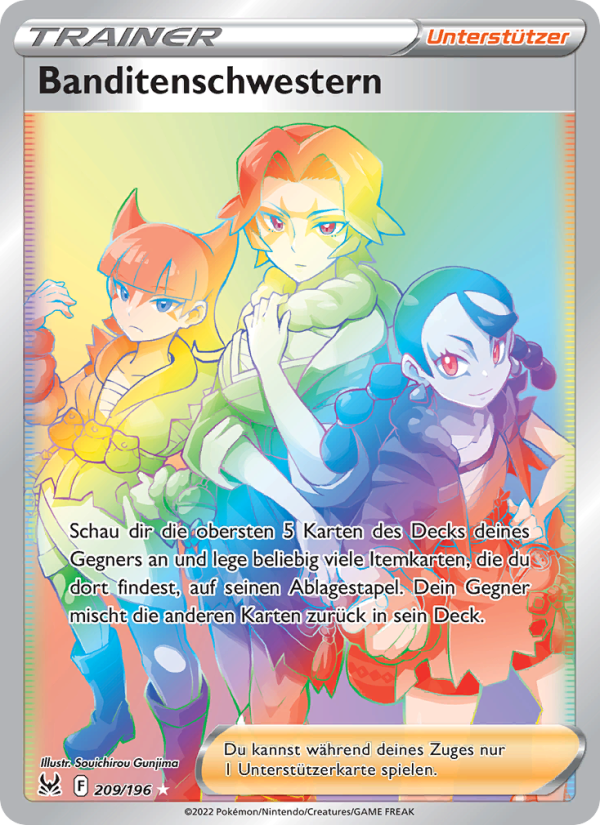 Banditenschwestern 209 — Lost Origin (German Pokémon TCG card)