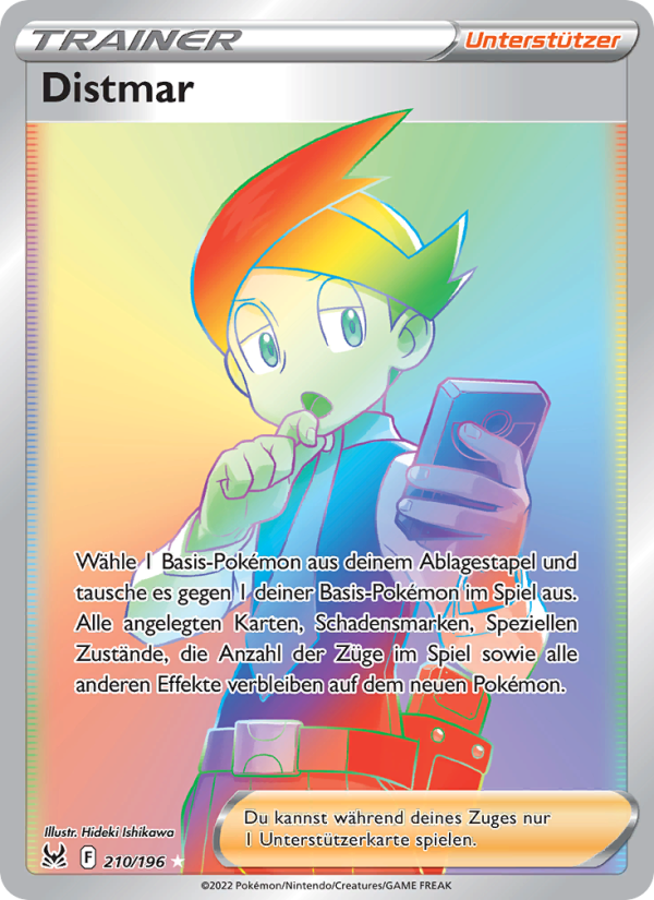 Distmar 210 — Lost Origin (German Pokémon TCG card)