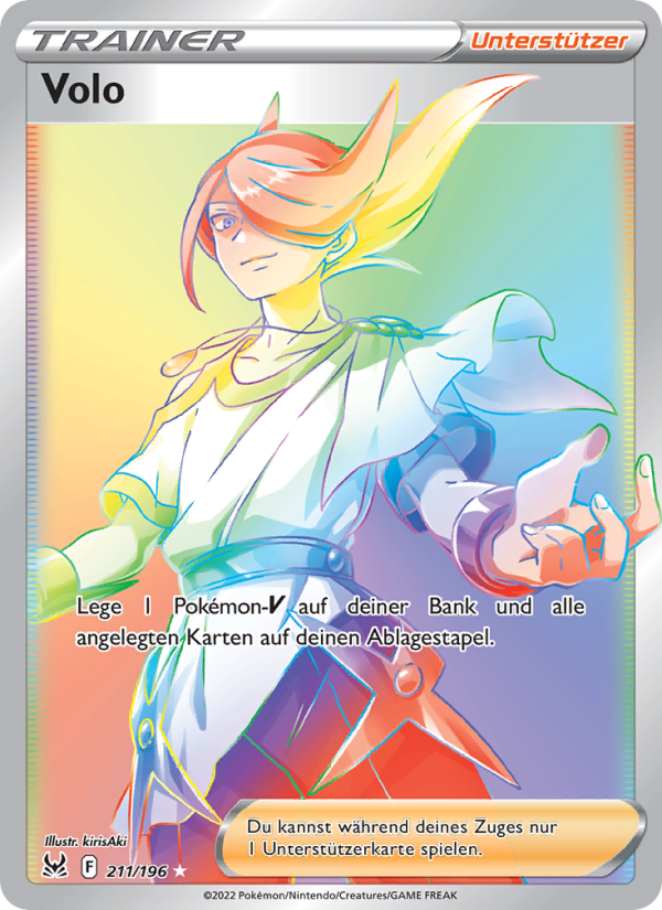 Volo 211 — Lost Origin (German Pokémon TCG card)