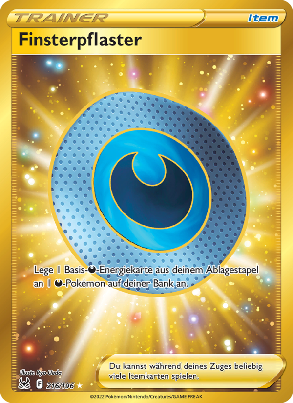 Finsterpflaster 216 — Lost Origin (German Pokémon TCG card)