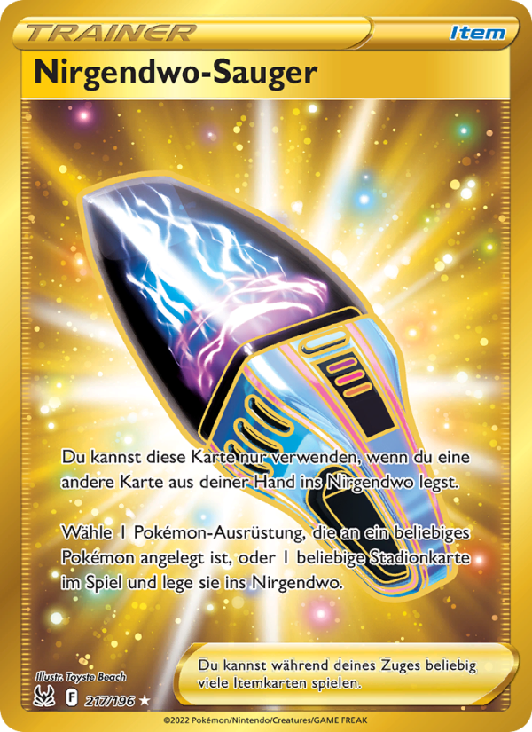 Nirgendwo-Sauger 217 — Lost Origin (German Pokémon TCG card)