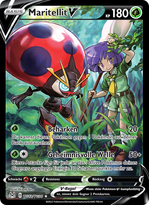 Maritellit V TG12 — Lost Origin (German Pokémon TCG card)
