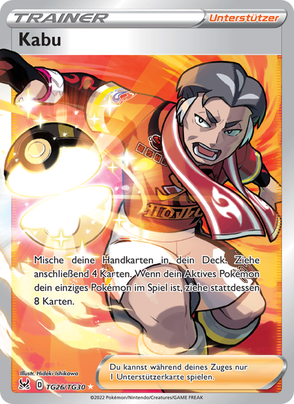 Kabu TG26 — Lost Origin (German Pokémon TCG card)