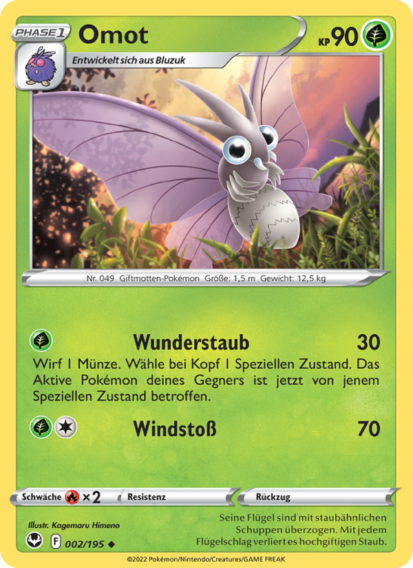 Omot 002 — Silver Tempest (German Pokémon TCG card)