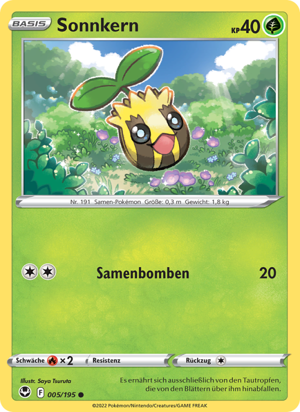 Sonnkern 005 — Silver Tempest (German Pokémon TCG card)