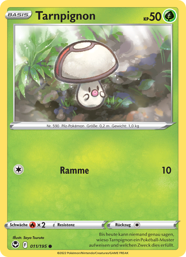 Tarnpignon 011 — Silver Tempest (German Pokémon TCG card)