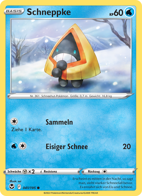 Schneppke 041 — Silver Tempest (German Pokémon TCG card)