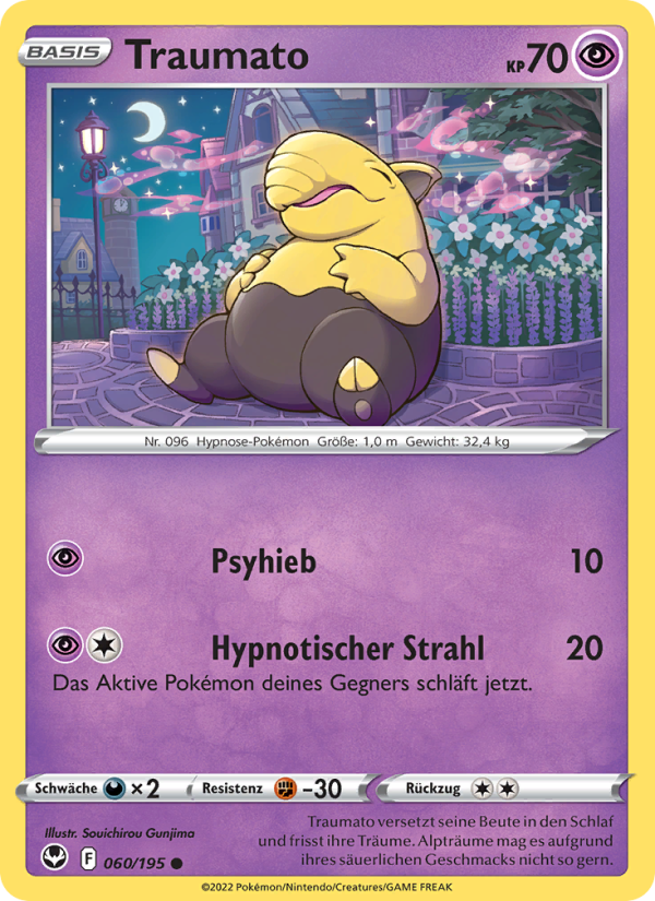 Traumato 060 — Silver Tempest (German Pokémon TCG card)