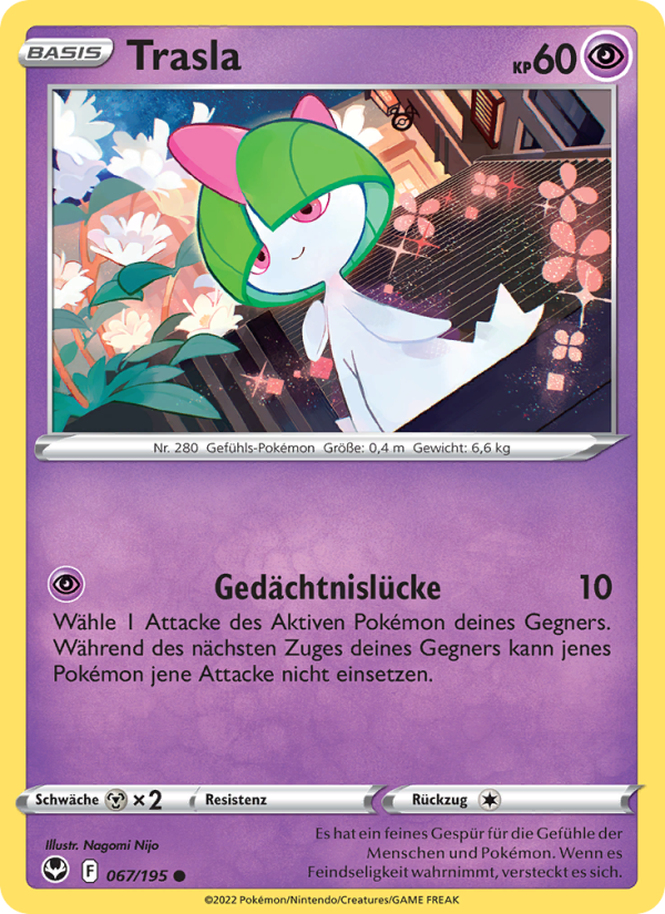 Trasla 067 — Silver Tempest (German Pokémon TCG card)