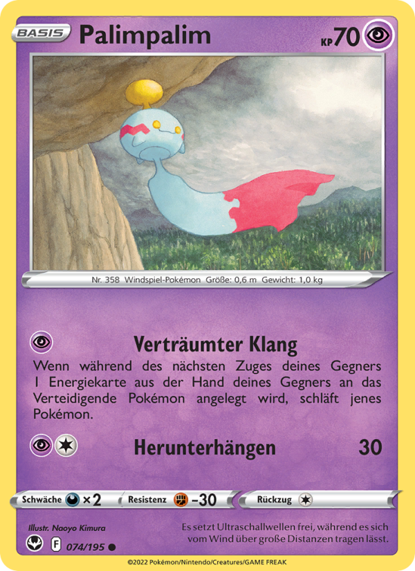 Palimpalim 074 — Silver Tempest (German Pokémon TCG card)