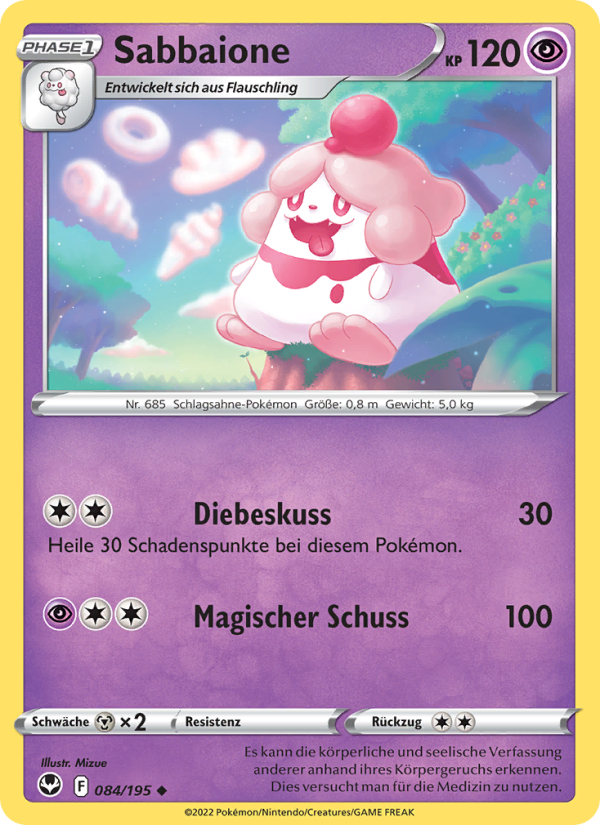 Sabbaione 084 — Silver Tempest (German Pokémon TCG card)