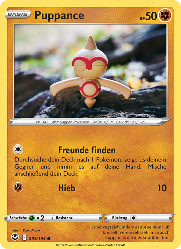 Puppance 093 — Silver Tempest (German Pokémon TCG card)