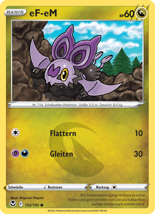 eF-eM 132 — Silver Tempest (German Pokémon TCG card)