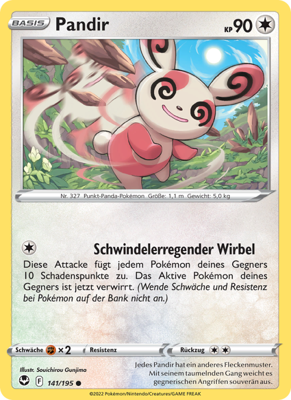 Pandir 141 — Silver Tempest (German Pokémon TCG card)