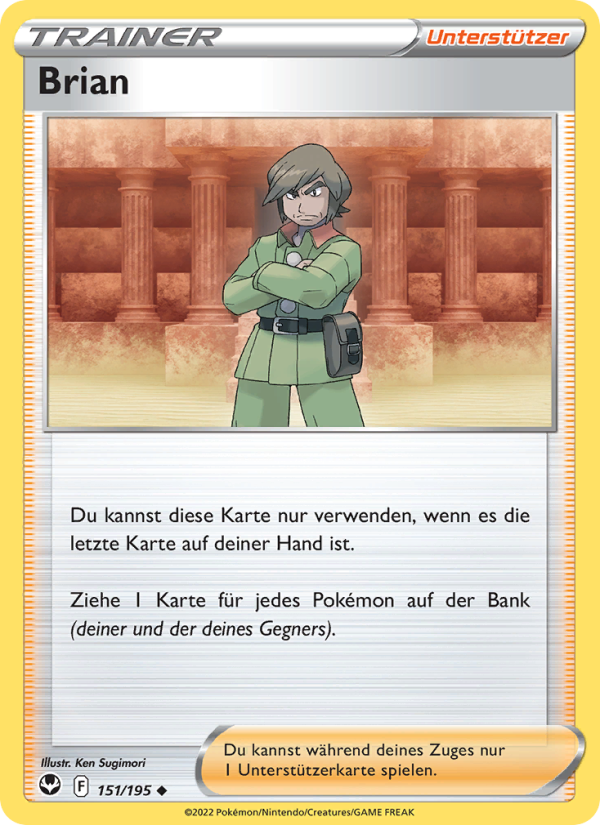 Brian 151 — Silver Tempest (German Pokémon TCG card)