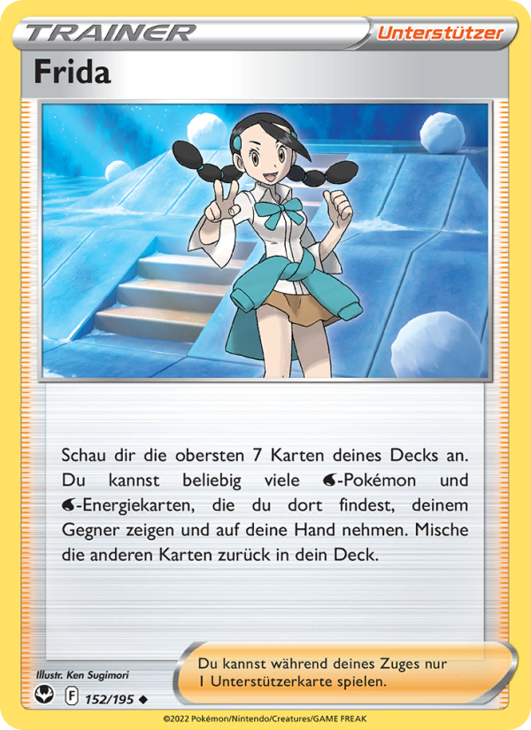 Frida 152 — Silver Tempest (German Pokémon TCG card)