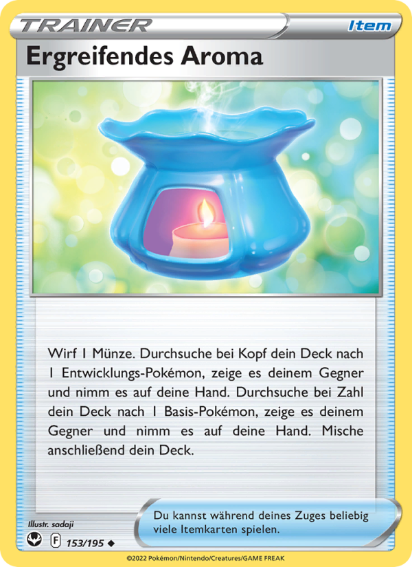 Ergreifendes Aroma 153 — Silver Tempest (German Pokémon TCG card)