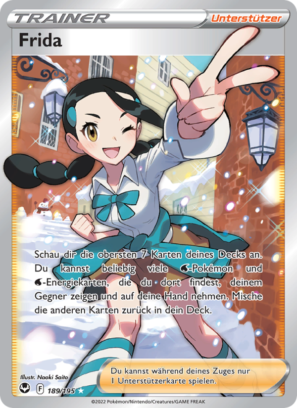 Frida 189 — Silver Tempest (German Pokémon TCG card)