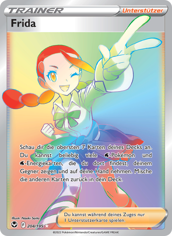 Frida 204 — Silver Tempest (German Pokémon TCG card)