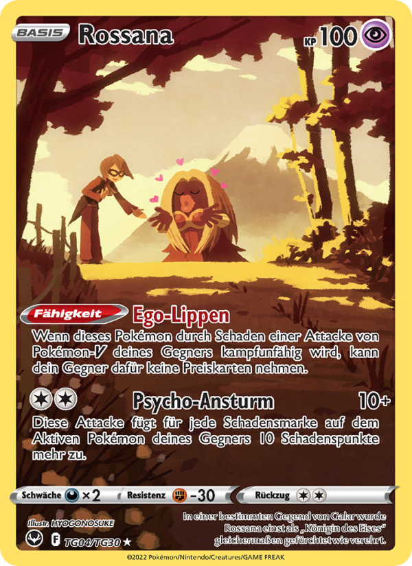 Rossana TG04 — Silver Tempest (German Pokémon TCG card)
