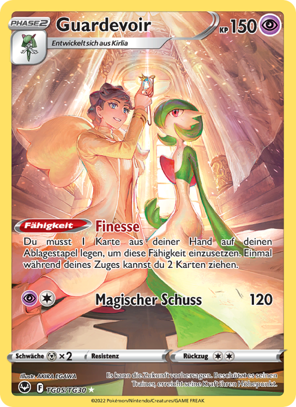 Guardevoir TG05 — Silver Tempest (German Pokémon TCG card)