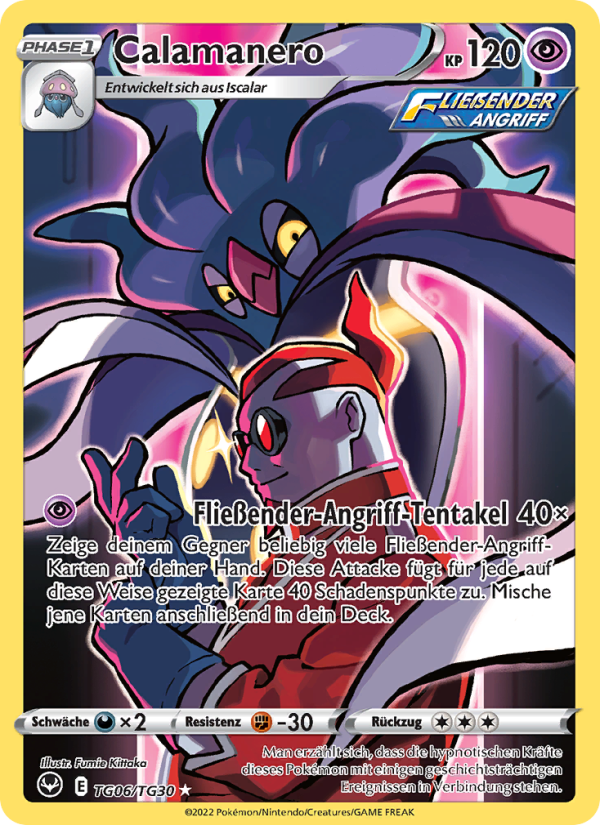 Calamanero TG06 — Silver Tempest (German Pokémon TCG card)