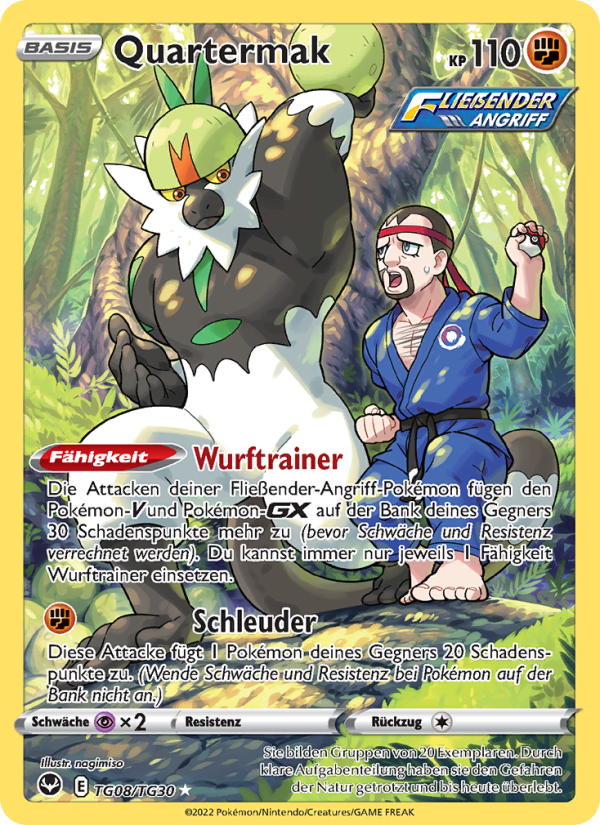 Quartermak TG08 — Silver Tempest (German Pokémon TCG card)