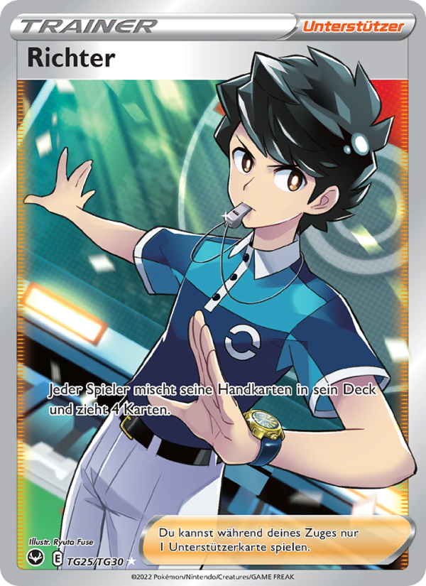 Richter TG25 — Silver Tempest (German Pokémon TCG card)