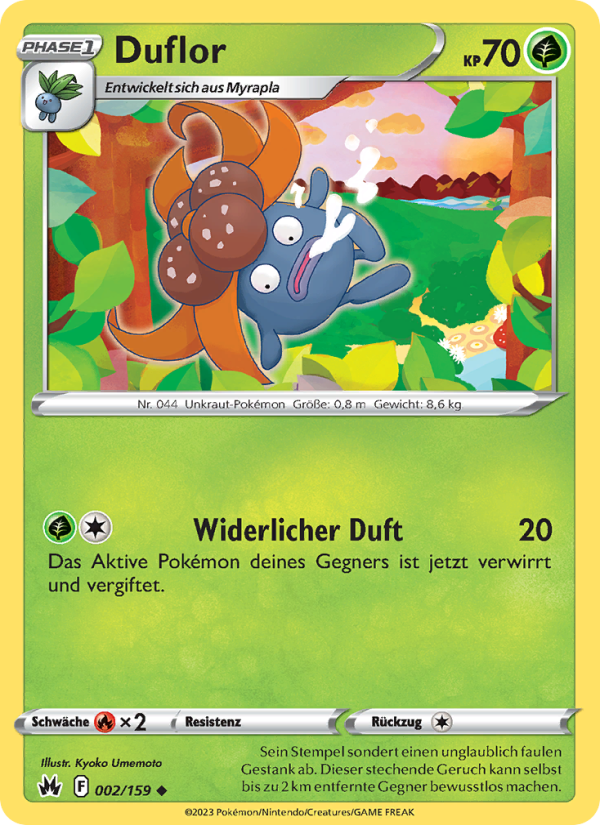 Duflor 002 — Zenit der Könige (German Pokémon TCG card)