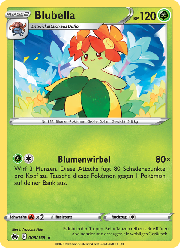 Blubella 003 — Zenit der Könige (German Pokémon TCG card)