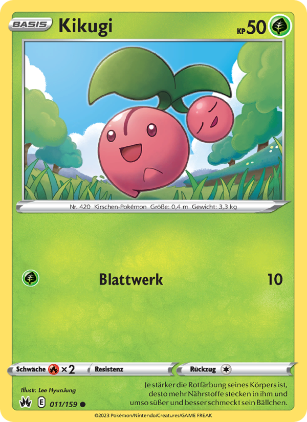 Kikugi 011 — Zenit der Könige (German Pokémon TCG card)