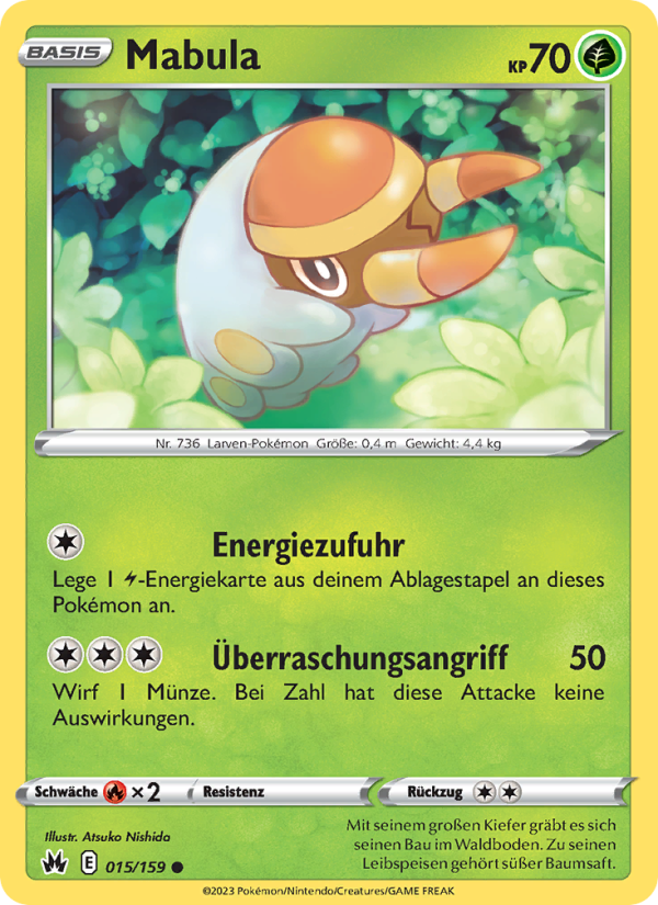 Mabula 015 — Zenit der Könige (German Pokémon TCG card)