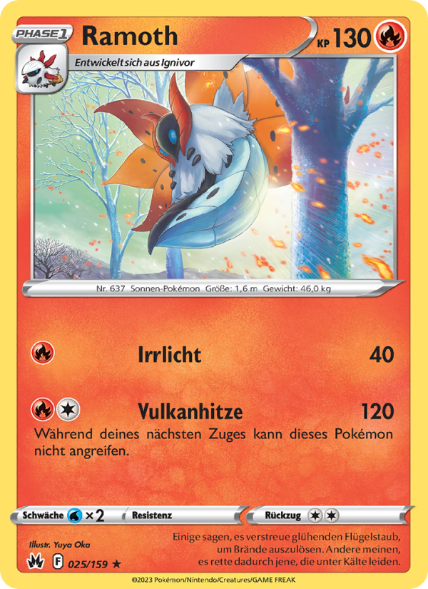 Ramoth 025 — Zenit der Könige (German Pokémon TCG card)