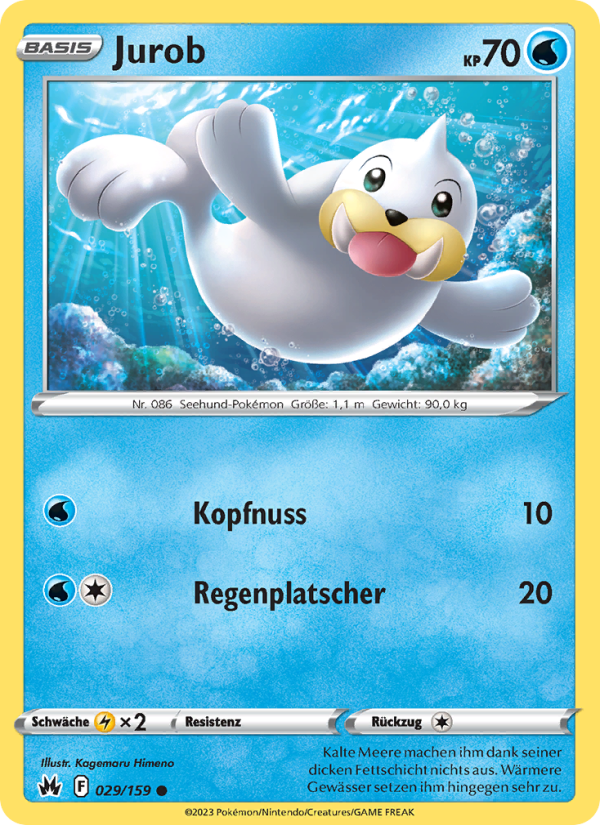 Jurob 029 — Zenit der Könige (German Pokémon TCG card)